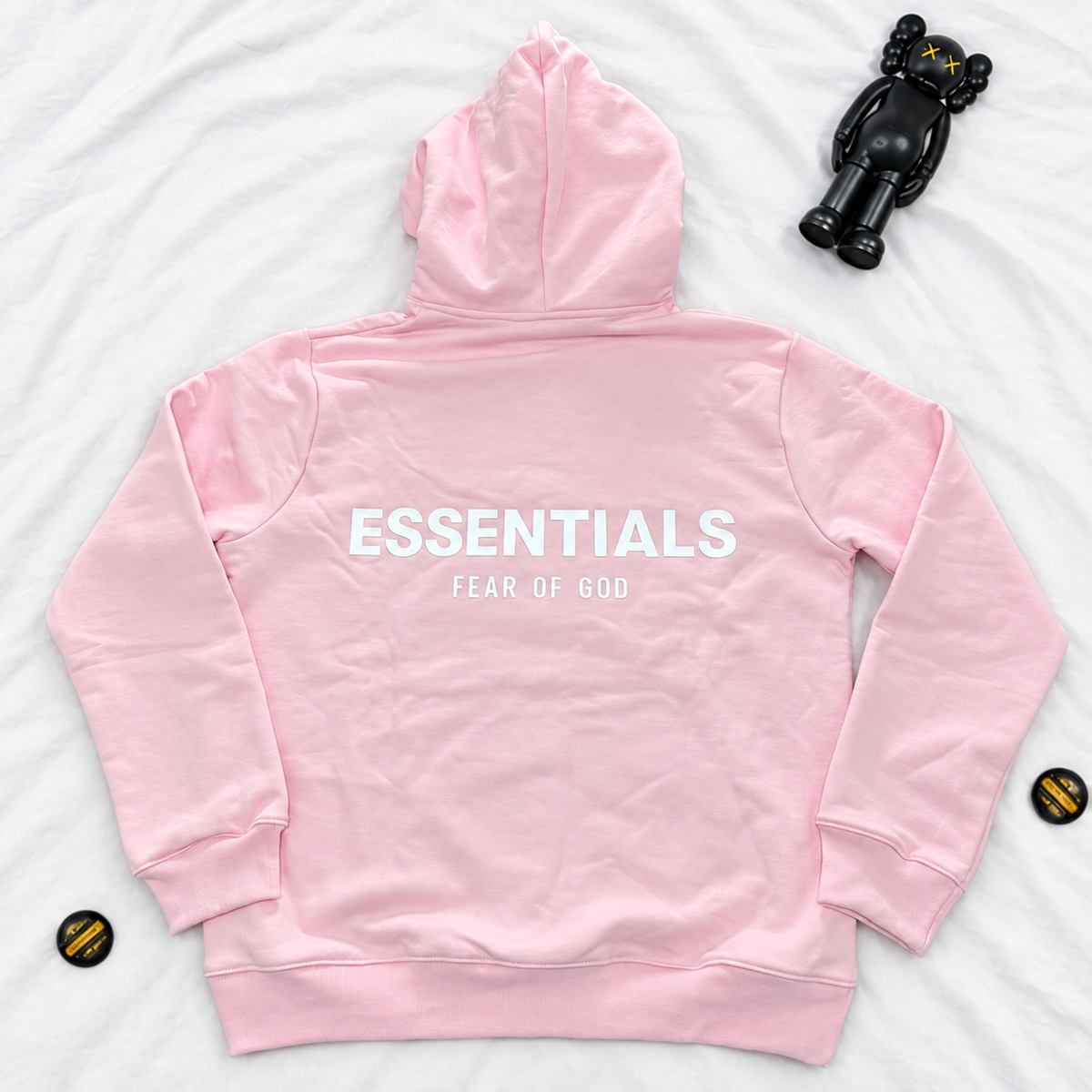 ESSENTIALS PINK HOODIE