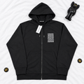 CH BLACK PURPLE LOGO ZIP HOODIES