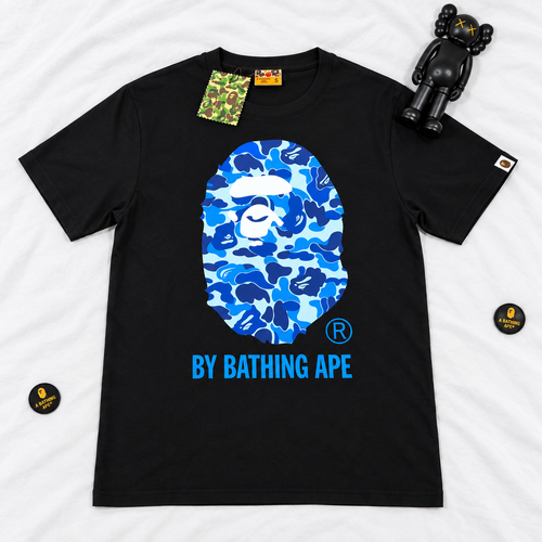 BAPE APE HEAD BLACK TEES