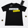 PALM ANGELS "LOS ANGELES TIMES" BLACK TEE