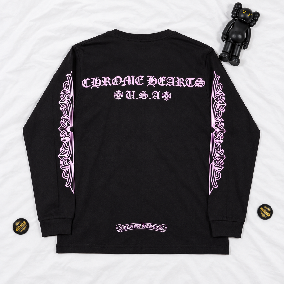 CH LONGSLEVEE "CHROME U.S.A" BLACK