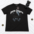 PALM ANGELS "THEY WILL IGNORE YOU, UNTIL THEY CAN'T" BLACK TEE