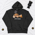 PALM ANGELS "TEDDY" BLACK HOODIE