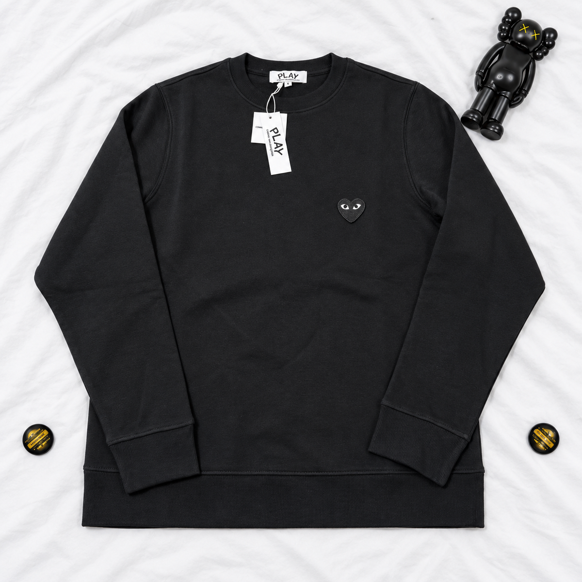 CDG PLAY CREWNECKS
