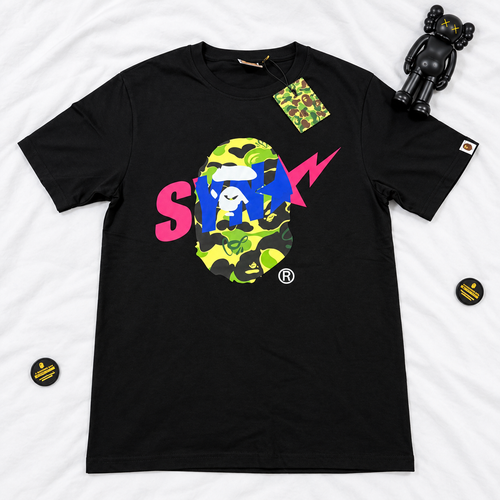 BAPE X SYNA APE HEAD LOGO TEE