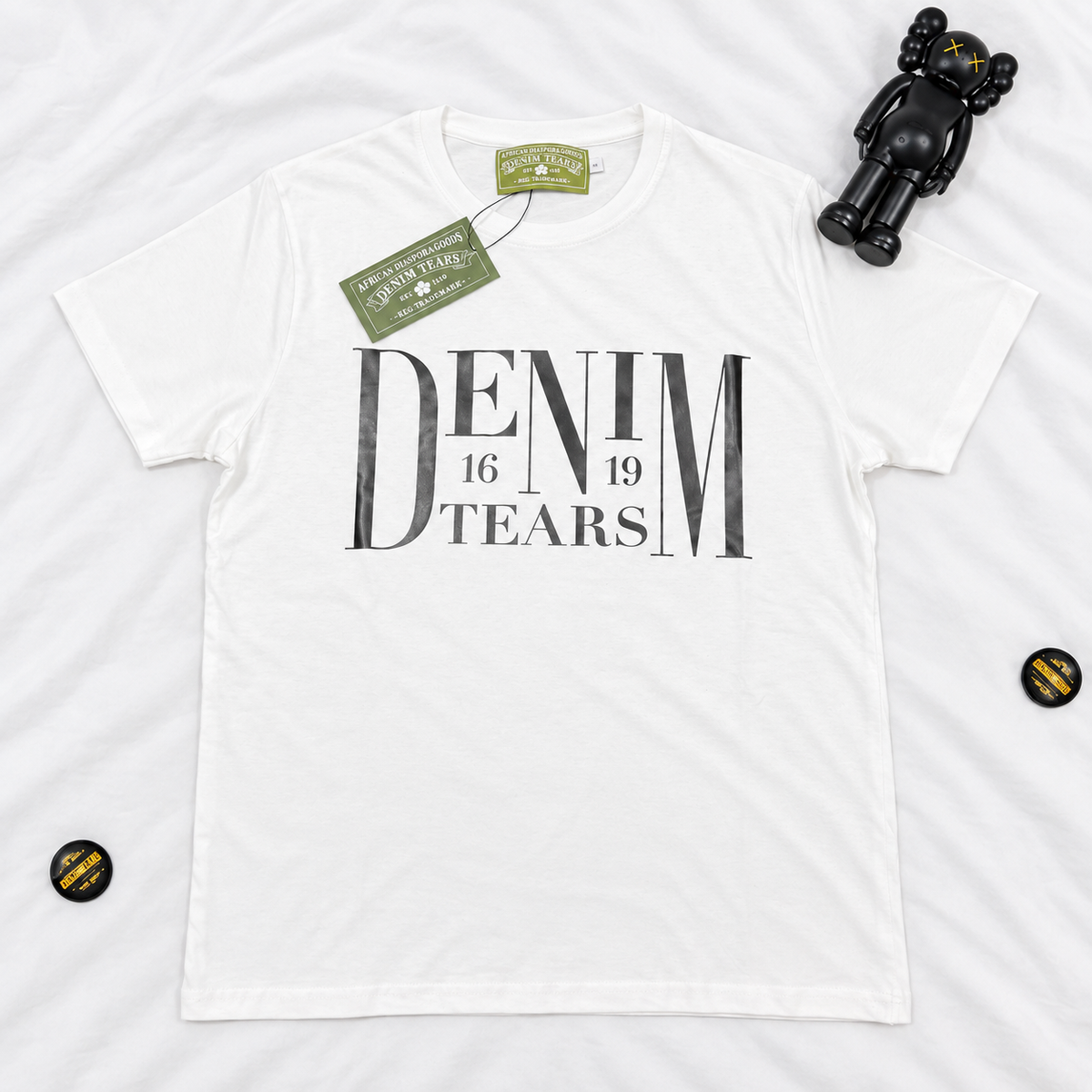DENIM TEARS TEXT LOGO TEE