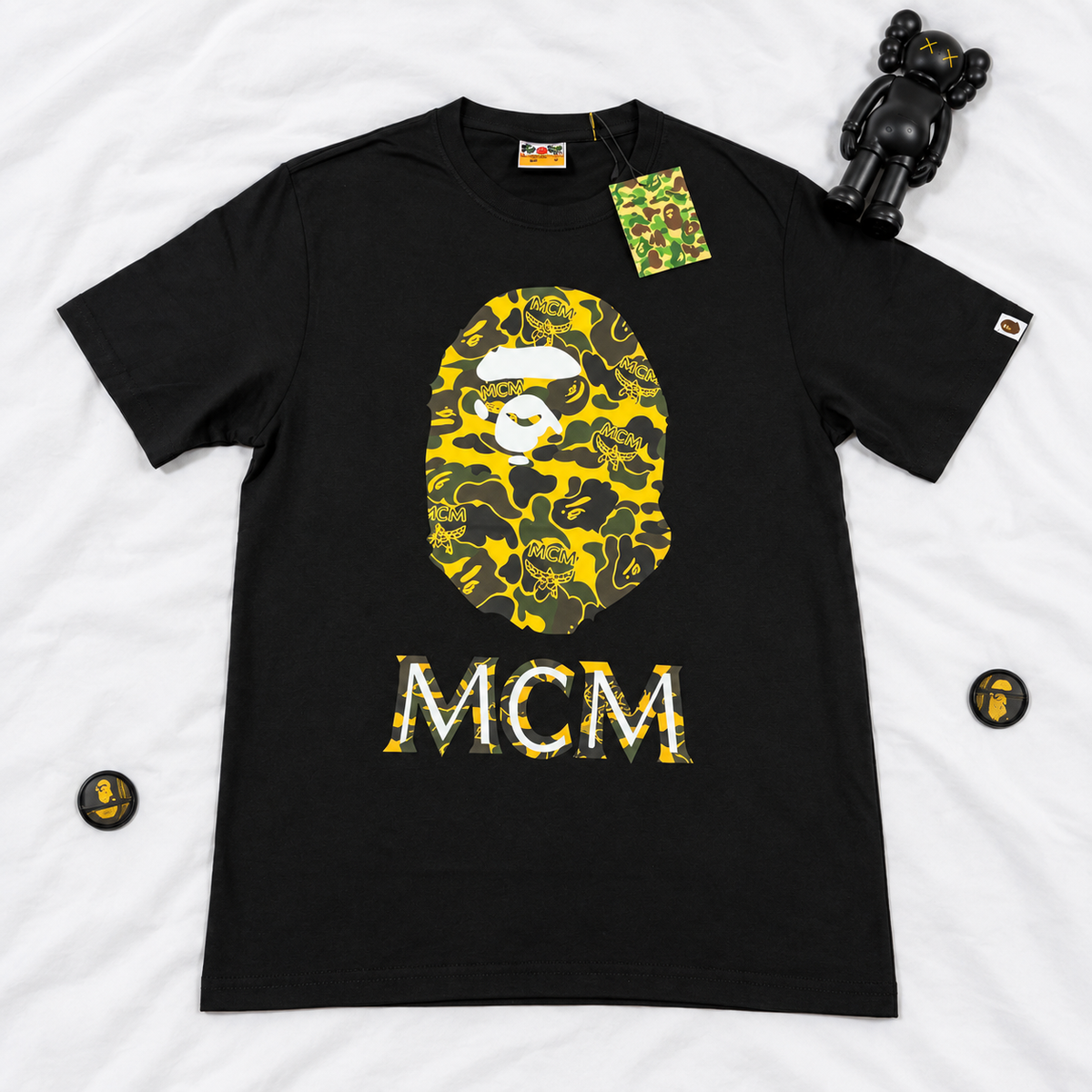 BAPE X MCM TEE