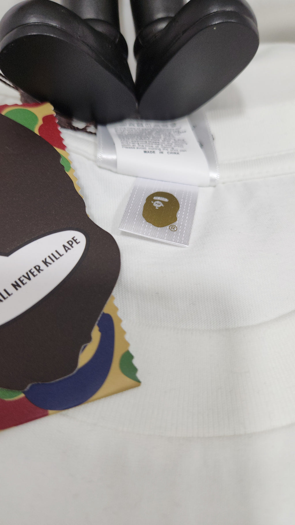 A BATHING APE X UNION PIGMENT DYED APE HEAD TEE