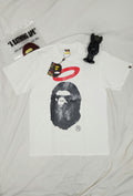 A BATHING APE X UNION PIGMENT DYED APE HEAD TEE