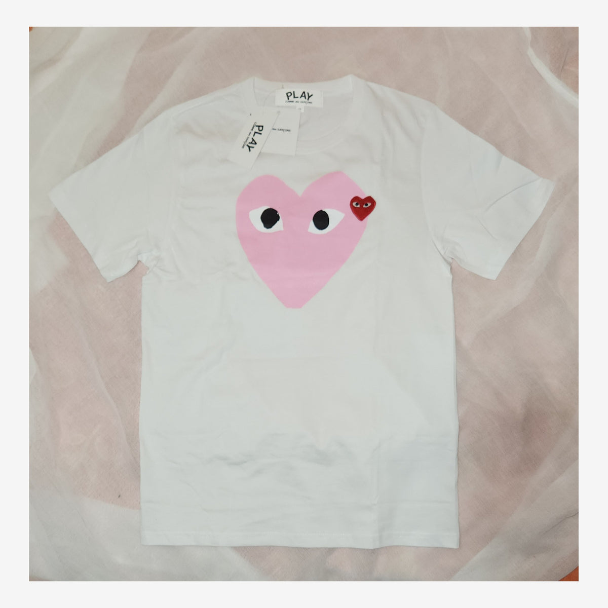 CDG PLAY BIG HEART TEE