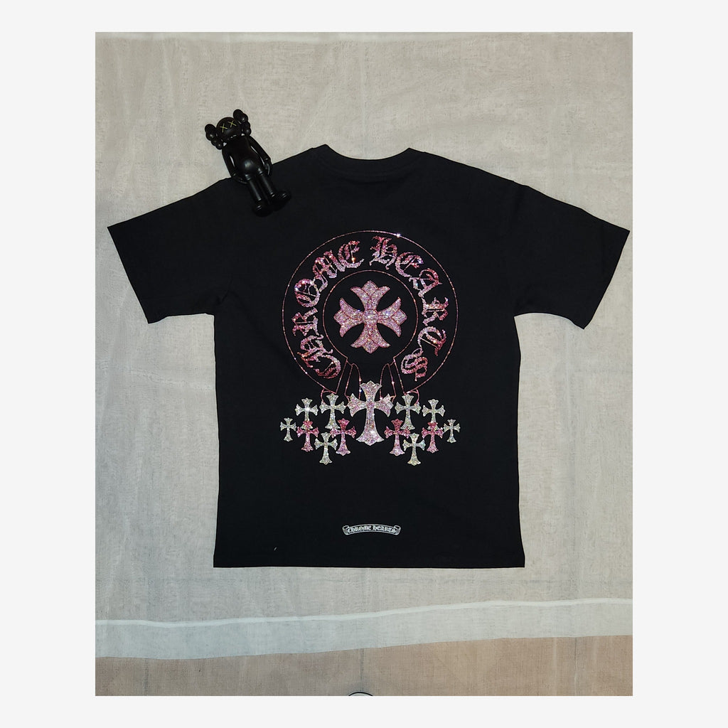 CH CRYSTALS BLACK TEE