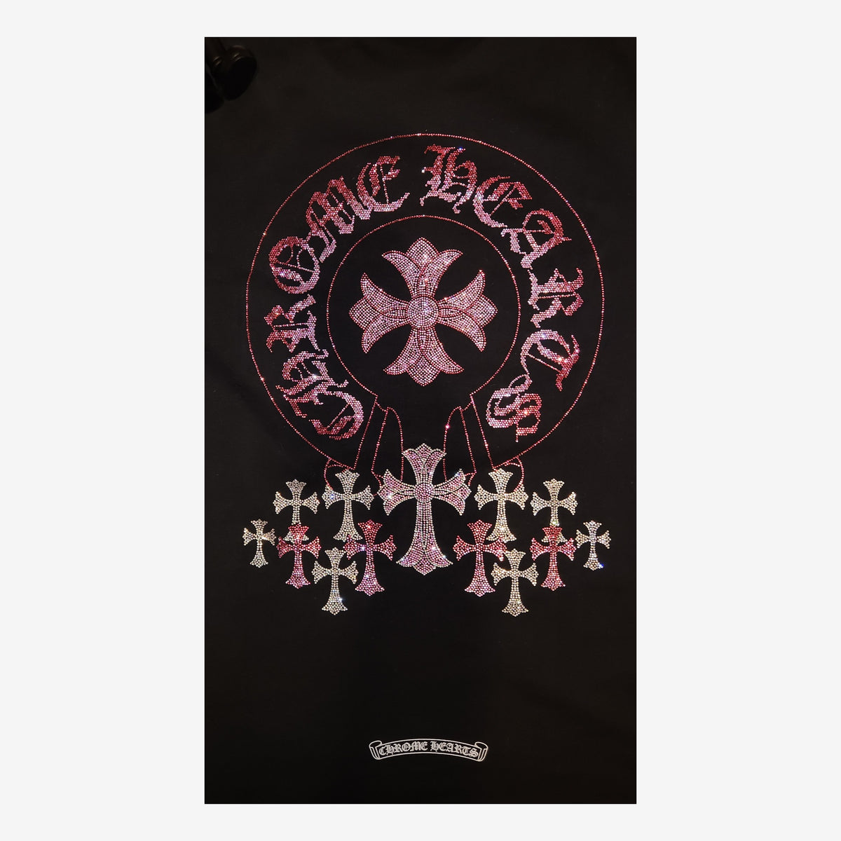 CH CRYSTALS BLACK TEE