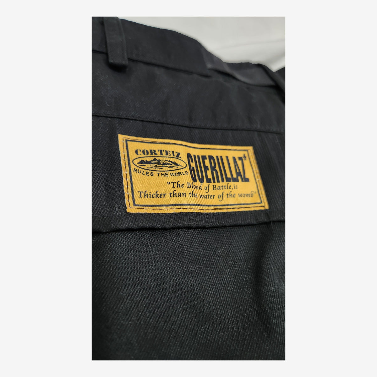 CRTZ GUERILLAZ ALCATRAZ BLACK SHORTS