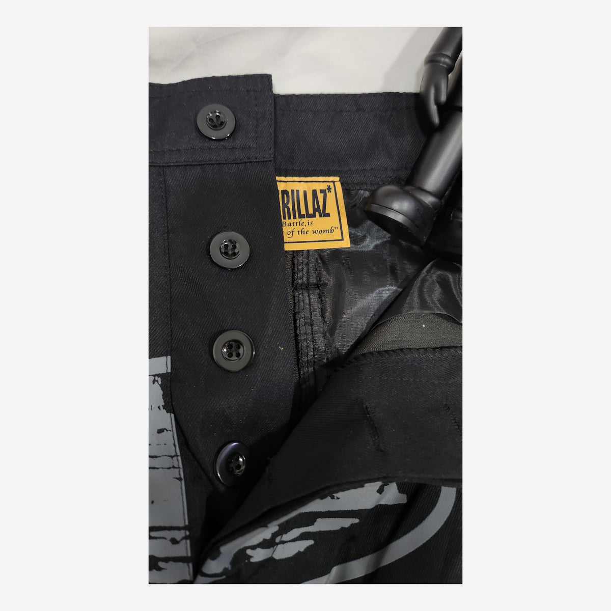 CRTZ GUERILLAZ ALCATRAZ BLACK SHORTS