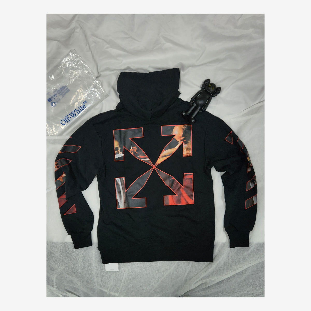 OW CARAVAGGIO BLACK HOODIE