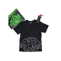 SNWRLD BLACK WHITE LOGO TEE