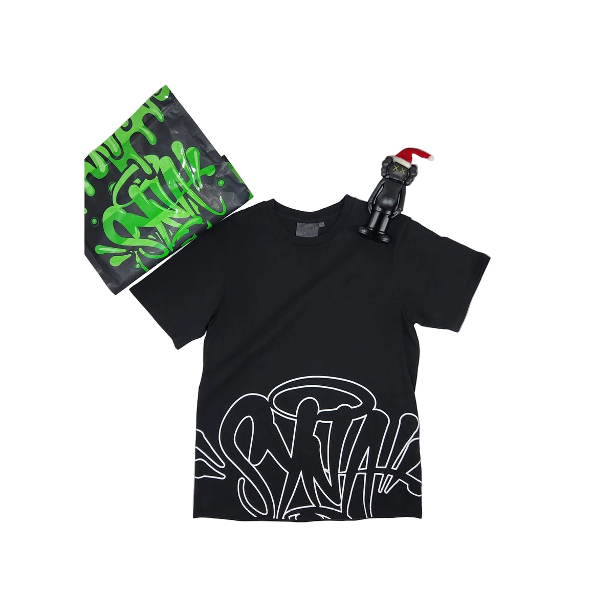 SNWRLD BLACK WHITE LOGO TEE