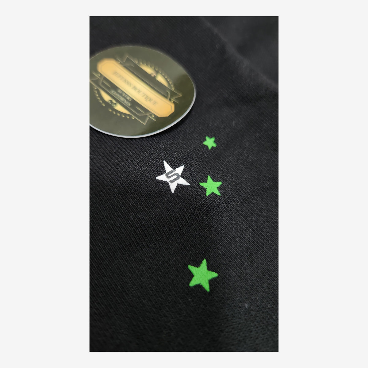 SP5DER BLACK GREEN NEON WEB HOODIE