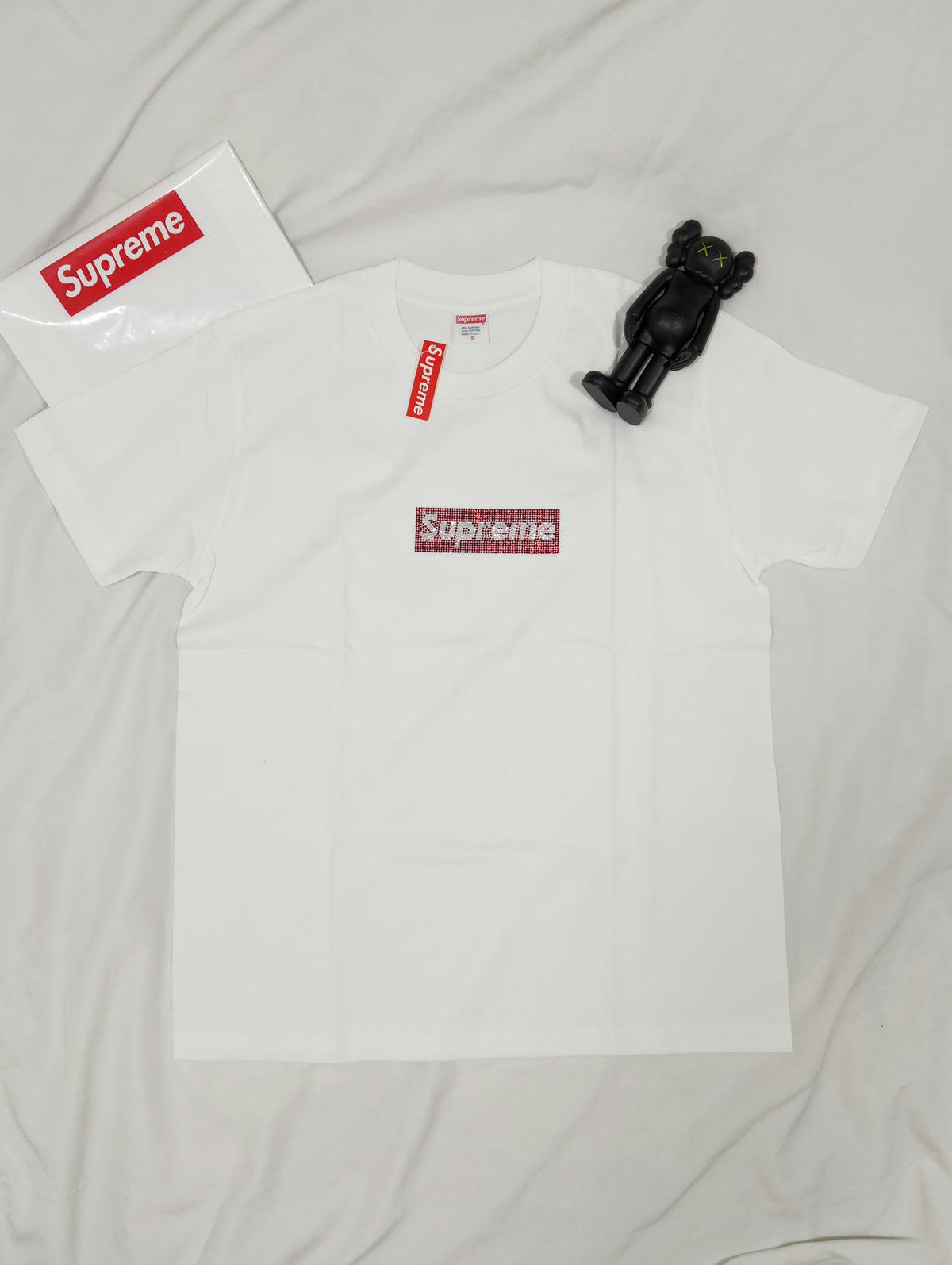 SUPREME X SWVRSK BOX LOGO WHITE TEE